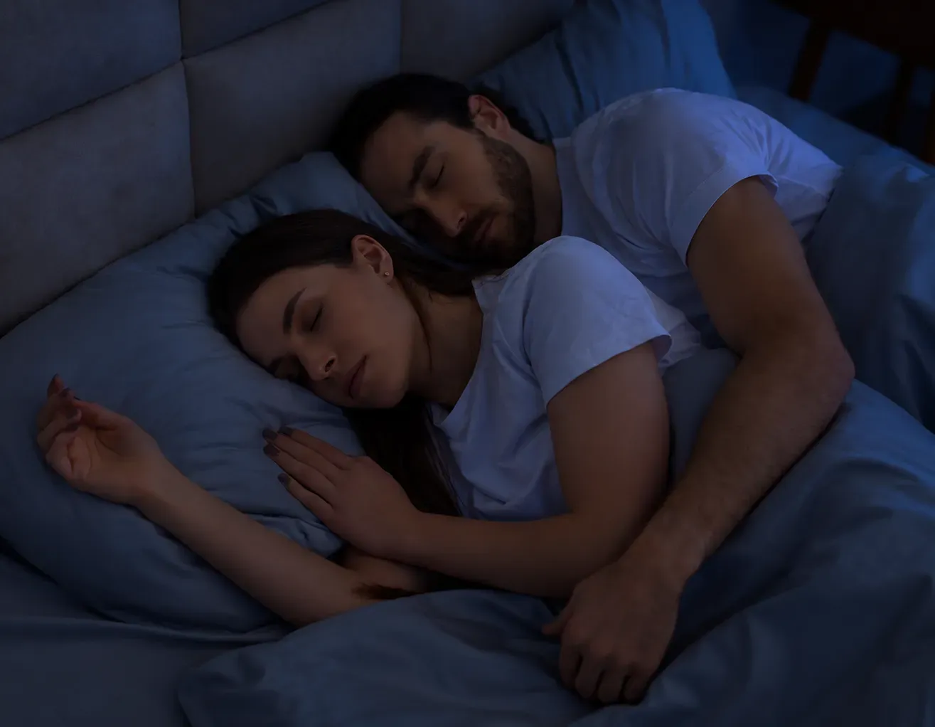 Couple sleeping