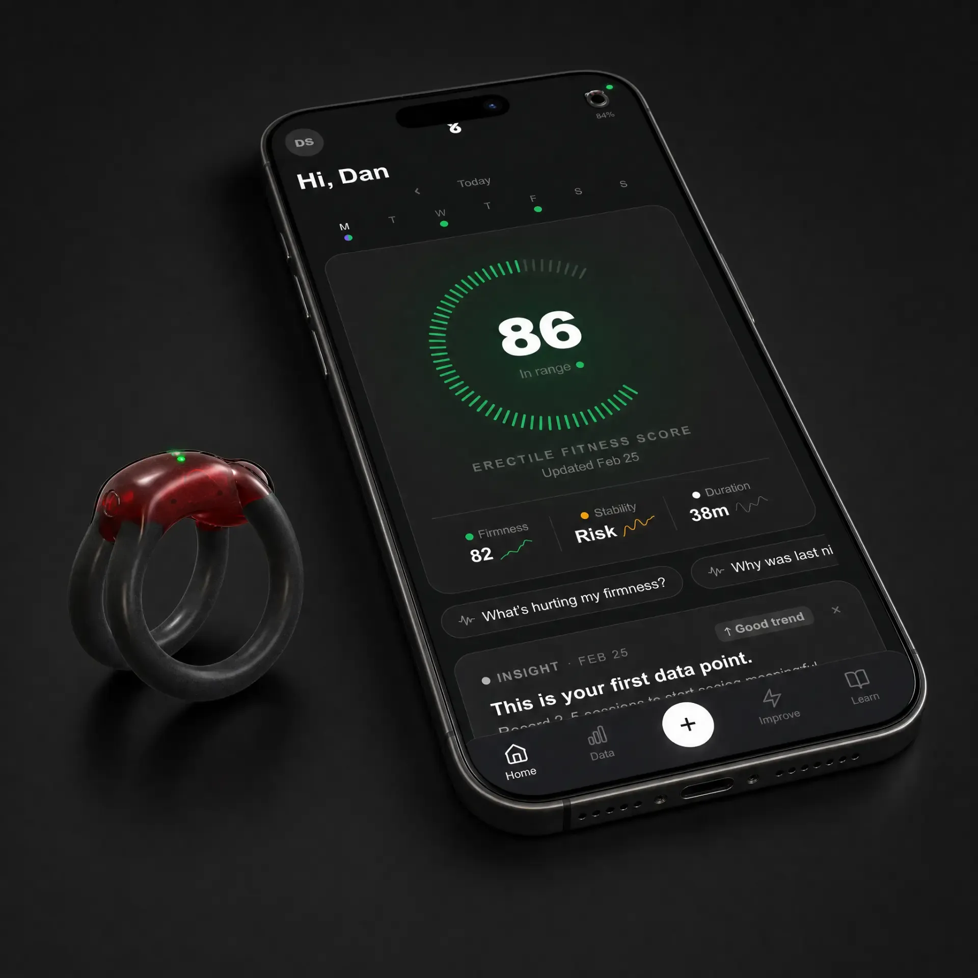 Syncs with the app