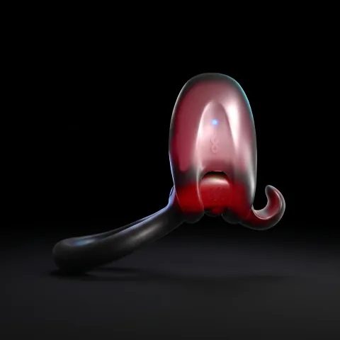 RingMate on a FirmTech ring, side view